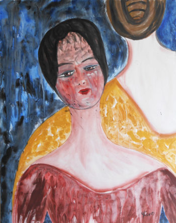 femme griffee