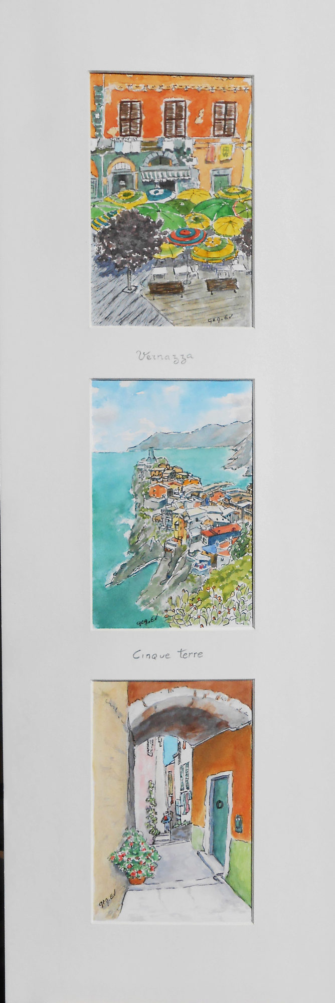 cinque terre triptique